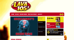 Desktop Screenshot of lava1053.com