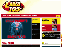 Tablet Screenshot of lava1053.com